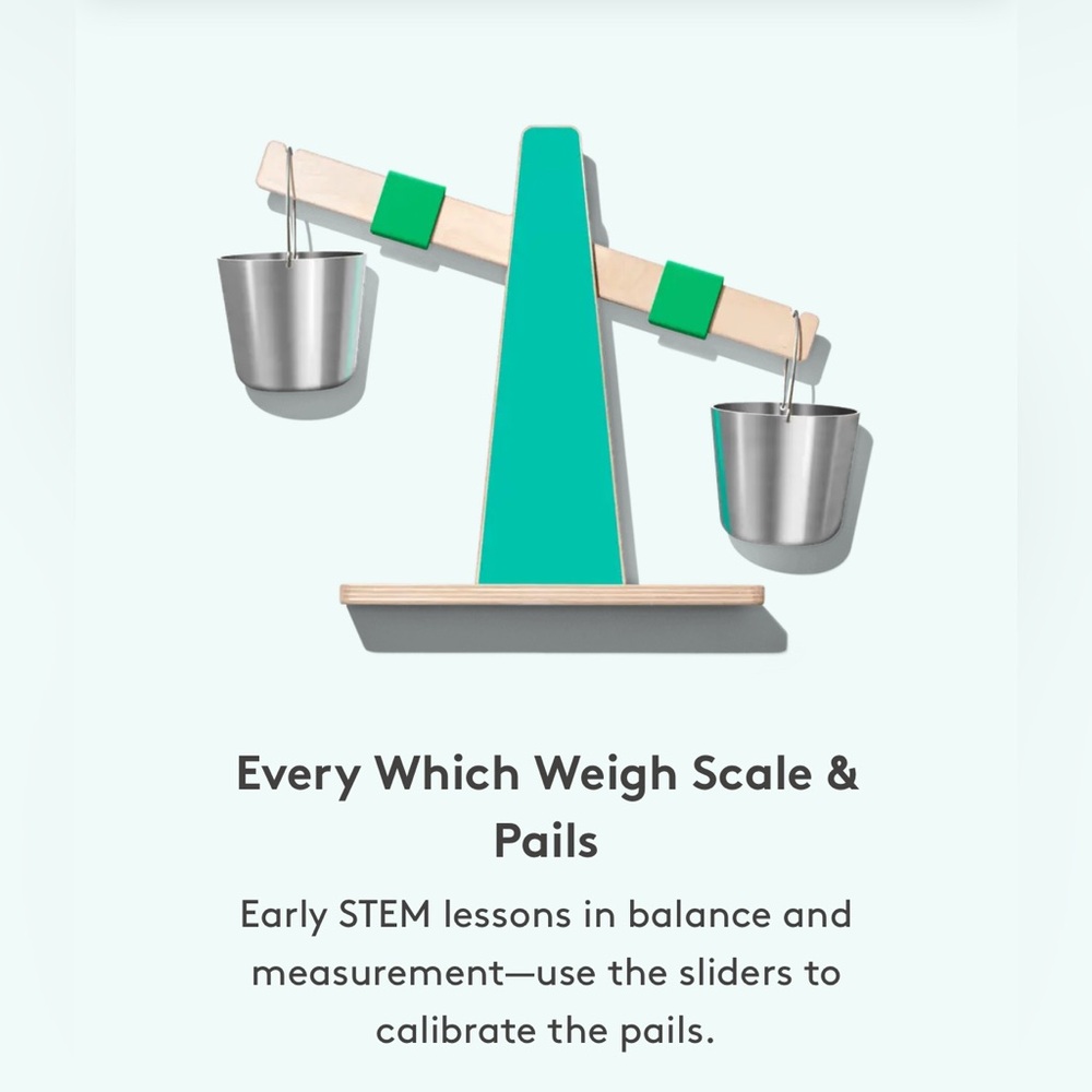 LOVEVERY Every Which Weigh Scale & Pails